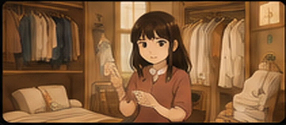 Animated illustration for The Closet wardrobe application