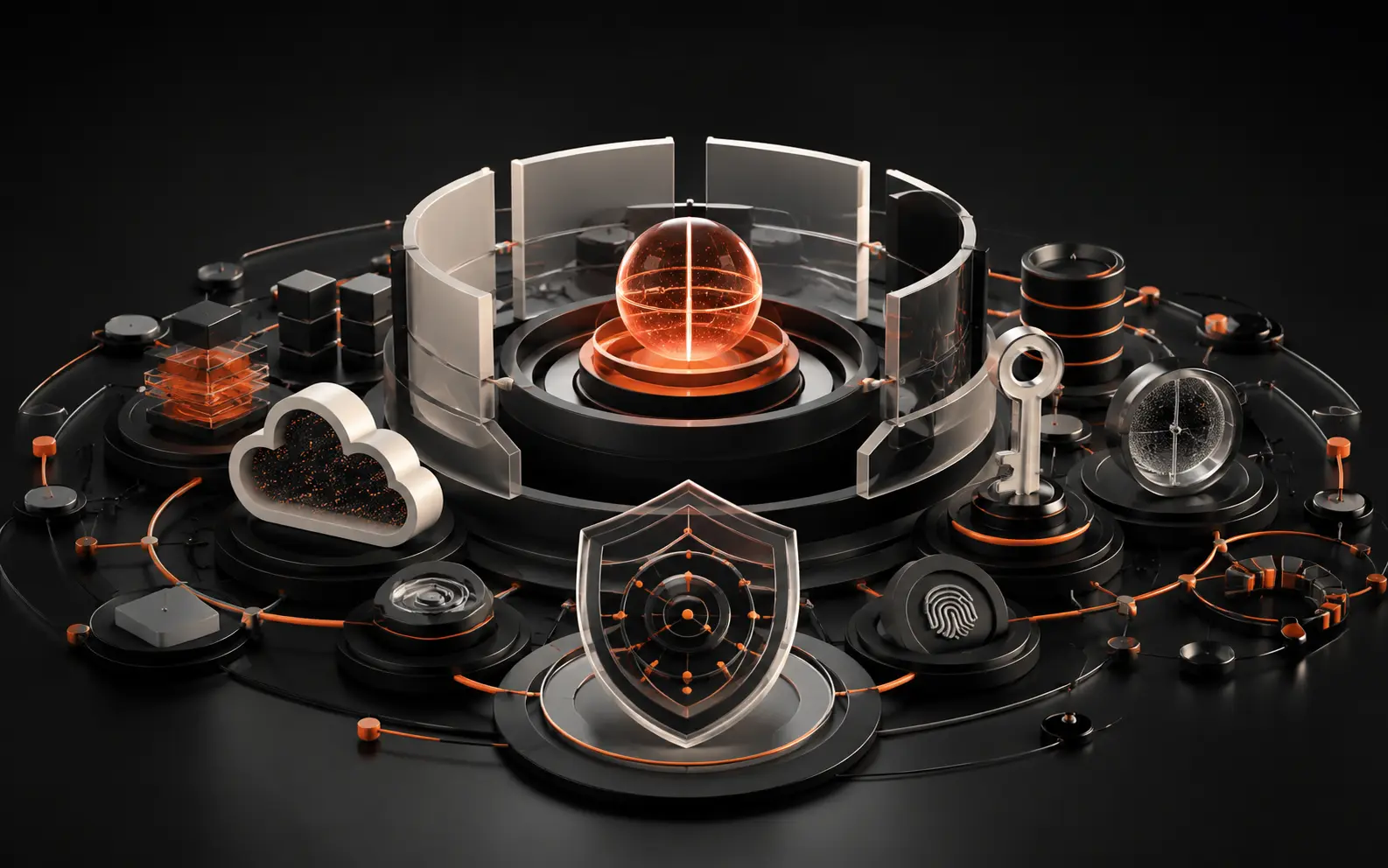 3D cybersecurity, identity, cloud and resilience system